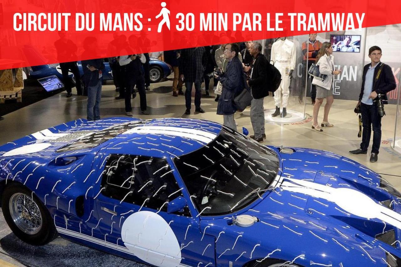 ルマンTramway 9 Jaures Cosy Proche Gareアパートメント エクステリア 写真